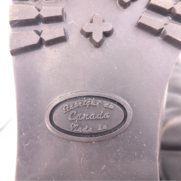 La Canadienne Brown Leather Winter Boots 8.5M - Picture 13 of 13